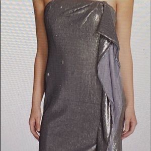 HALSTON HERITAGE SEQUINED DRESS